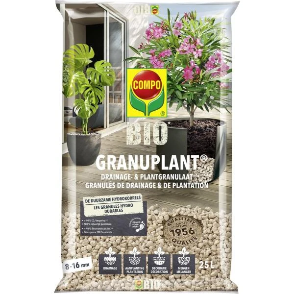 Compo Bio Granuplant Puimsteenkorrels - 25 L 1 Compo Bio Granuplant Puimsteenkorrels - 25 L