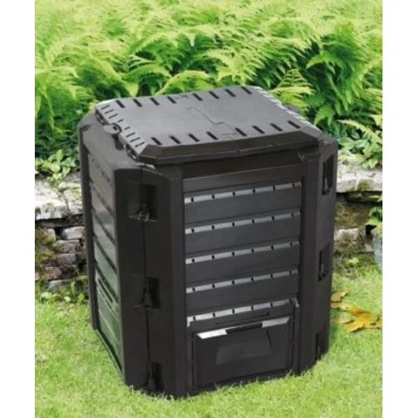 Compostvat Zwart 380 Liter 2 Compostvat Zwart 380 Liter - Afbeelding 2