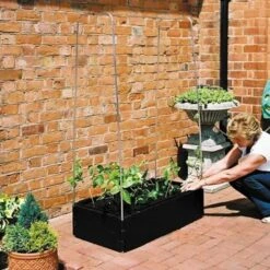 Groeibed 1 × 0,5 M Met Klimframe -Tuinadvies Winkel groeibed met frame 1 x 05 m 1484056561 3 600