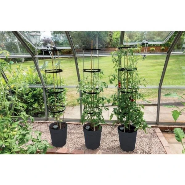 Tomatentoren 150 Cm Met Bewateringssysteem - Grijs 5 Tomatentoren 150 Cm Met Bewateringssysteem - Grijs - Afbeelding 5