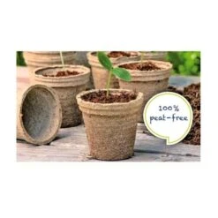 Vezelpotjes Rond 11 Cm - Biologisch Afbreekbaar - Set Van 10 Stuks -Tuinadvies Winkel kokos potjes rond 11 cm 1519296476 1 600