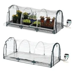 Kweekkas Met Bodemverwarming + Thermostaat