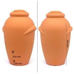 Regenton Terracotta - 360 Liter -Tuinadvies Winkel regenton terracotta 360 liter 1484062132 4 600