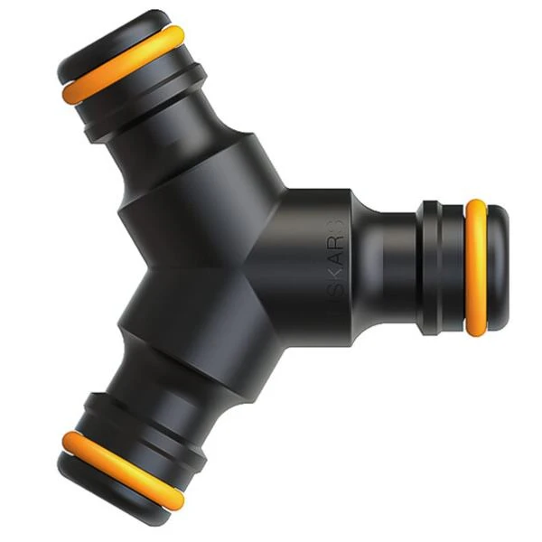 Fiskars Slangkoppeling 3-weg 1 Fiskars Slangkoppeling 3-weg