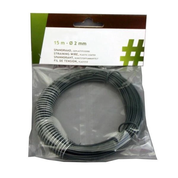 Spandraad Geplastificeerd - 15 M 1 Spandraad Geplastificeerd - 15 M