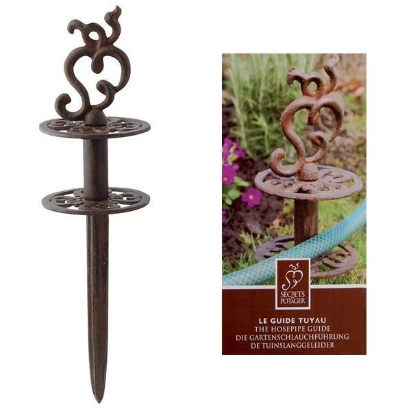 ESSCHERT DESIGN Tuinslanggeleider Rustiek 2 ESSCHERT DESIGN Tuinslanggeleider Rustiek - Afbeelding 2