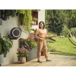 Wandslangenbox GARDENA RollUp Wit - S - 15 M -Tuinadvies Winkel wandslangbox rollup s gardena 1617258486 3 600