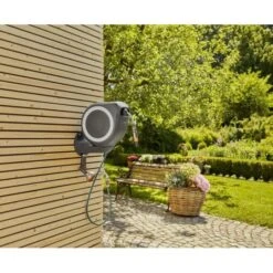Wandslangenbox GARDENA RollUp Wit - S - 15 M -Tuinadvies Winkel wandslangbox rollup s gardena 1617258486 4 600